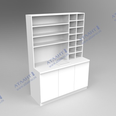 Шкаф лабораторный ШСЛ-2 с раковиной