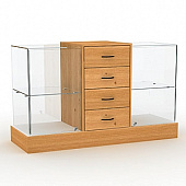 Стеклянная витрина ПС-3Б-Ц