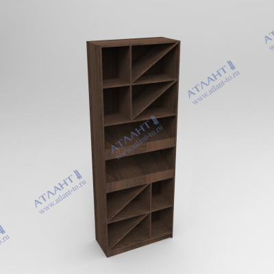 Стеллаж винный с ячейками и 2-мя наклонными полками ВВП-5